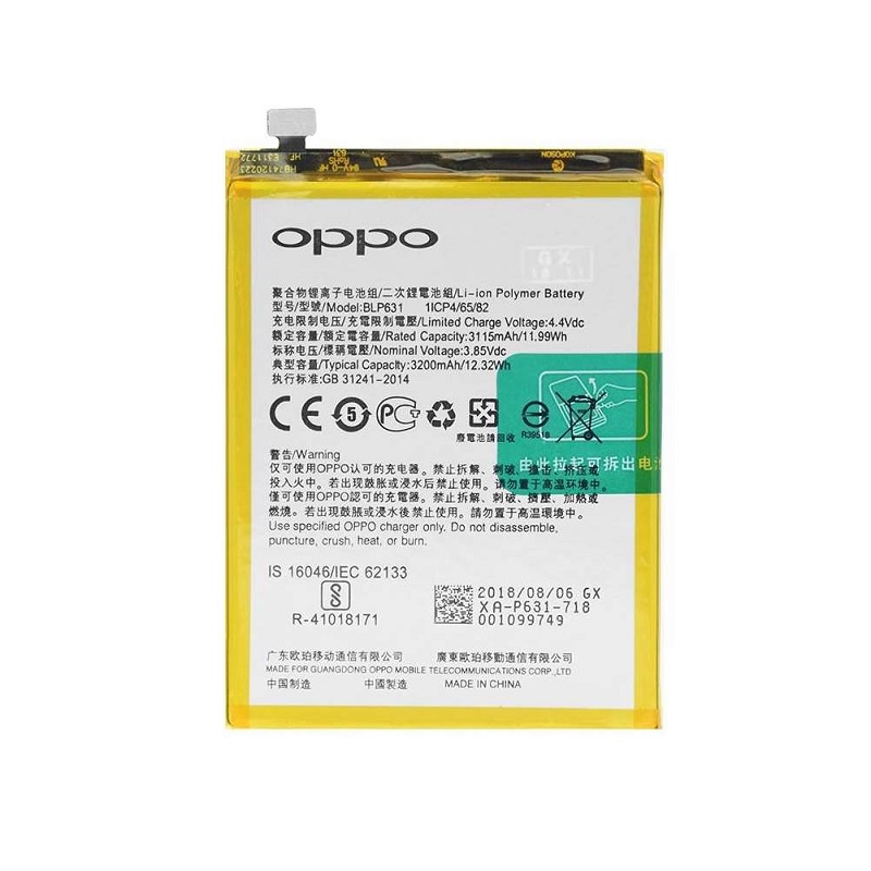 Thay pin Oppo F5 - Sua chua dien thoai Minh Phat Mobile HCM - Bac Lieu 0979150456 web https://minhphatmobile.vn