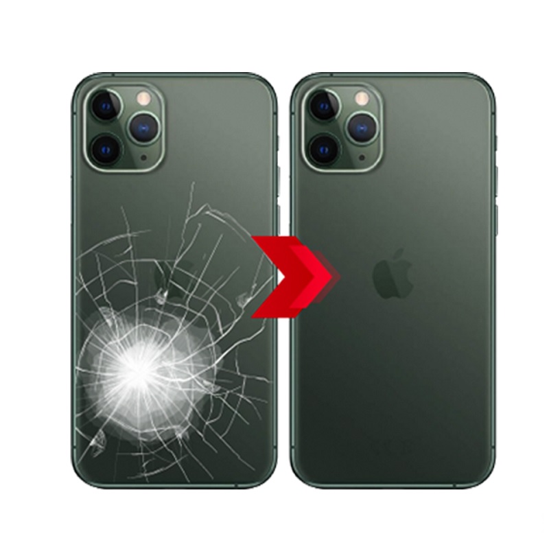 Thay mặt kính sau Iphone 11 Pro - Sua chua dien thoai Minh Phat Mobile HCM - Bac Lieu 0979150456 web https://minhphatmobile.vn