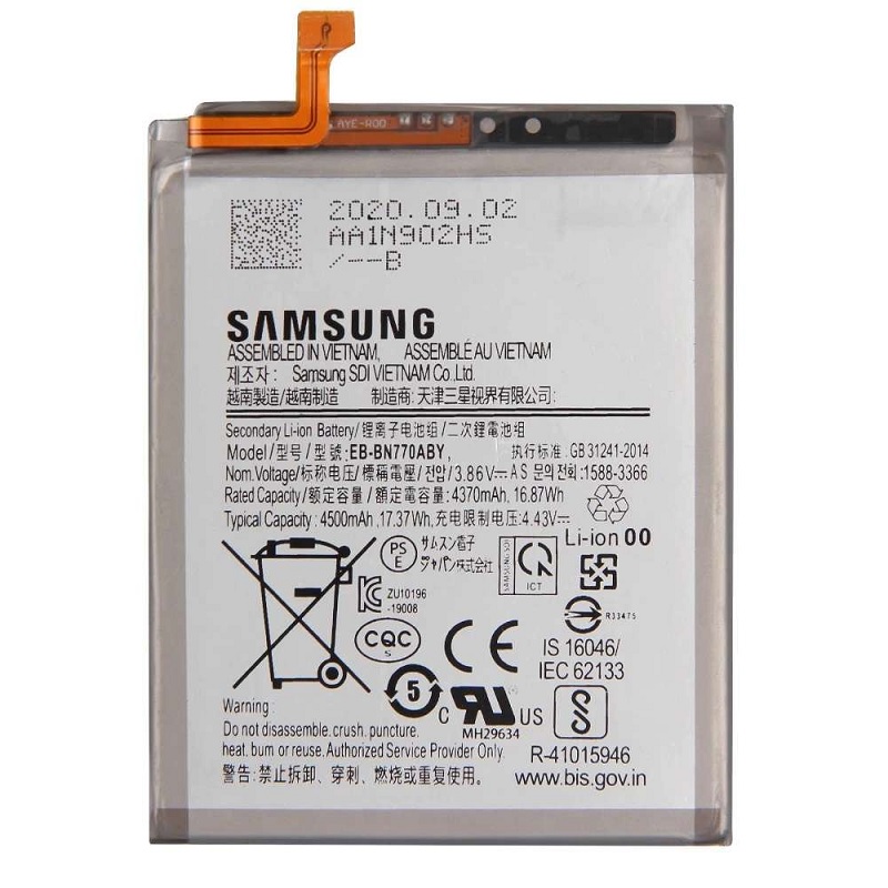 Thay pin Samsung Note 10 Lite-Sua chua dien thoai Minh Phat Mobile HCM - Bac Lieu 0979150456 web https://minhphatmobile.vn