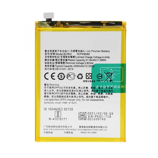 Thay pin Oppo A73 2020