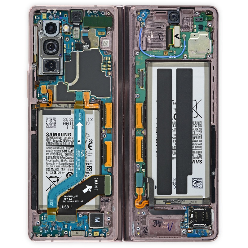 Thay cáp gập sườn SamSung Z Fold - Sua chua dien thoai Minh Phat Mobile HCM - Bac Lieu 0979150456 web https://minhphatmobile.vn