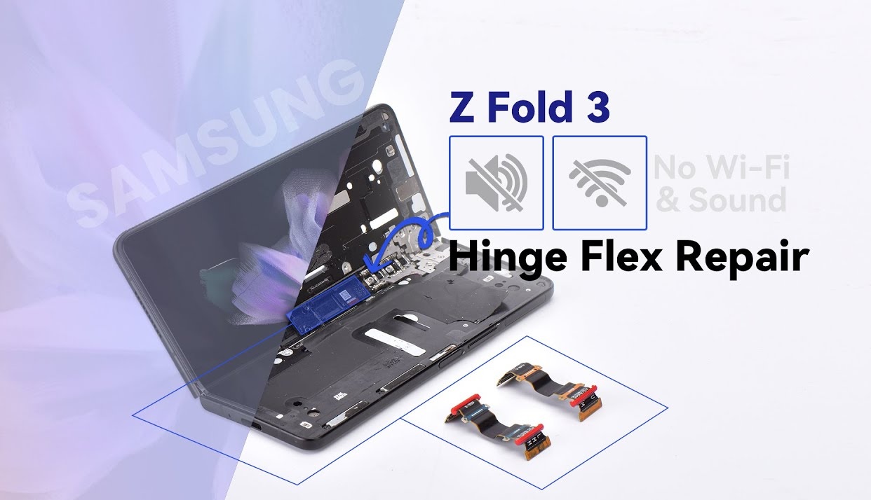 Thay cáp gập sườn SamSung Z Fold 3 - Sua chua dien thoai Minh Phat Mobile HCM - Bac Lieu 0979150456 web https://minhphatmobile.vn