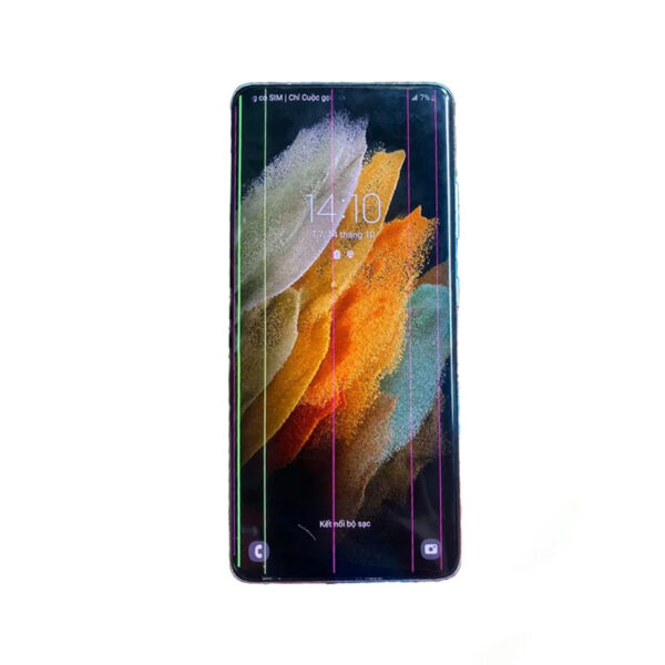 Bắn sọc màn hình Samsung S21 Ultra