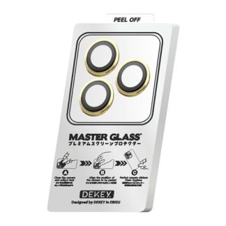 Kính bảo vệ Camera Dekey cho iPhone 14 Pro / 14 Pro Max (Màu Vàng)