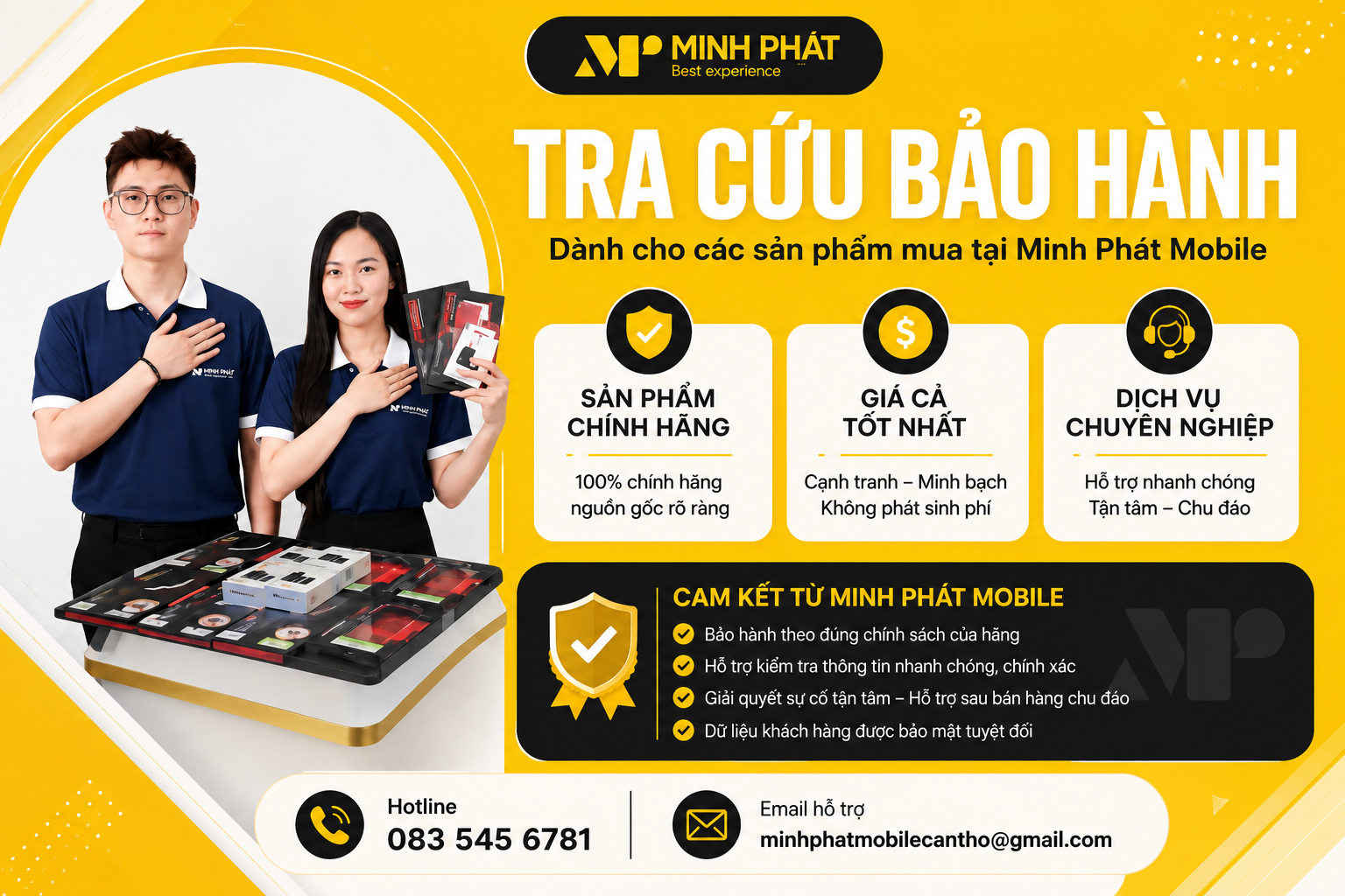 Trung tâm bảo hành Minh Phát Mobile