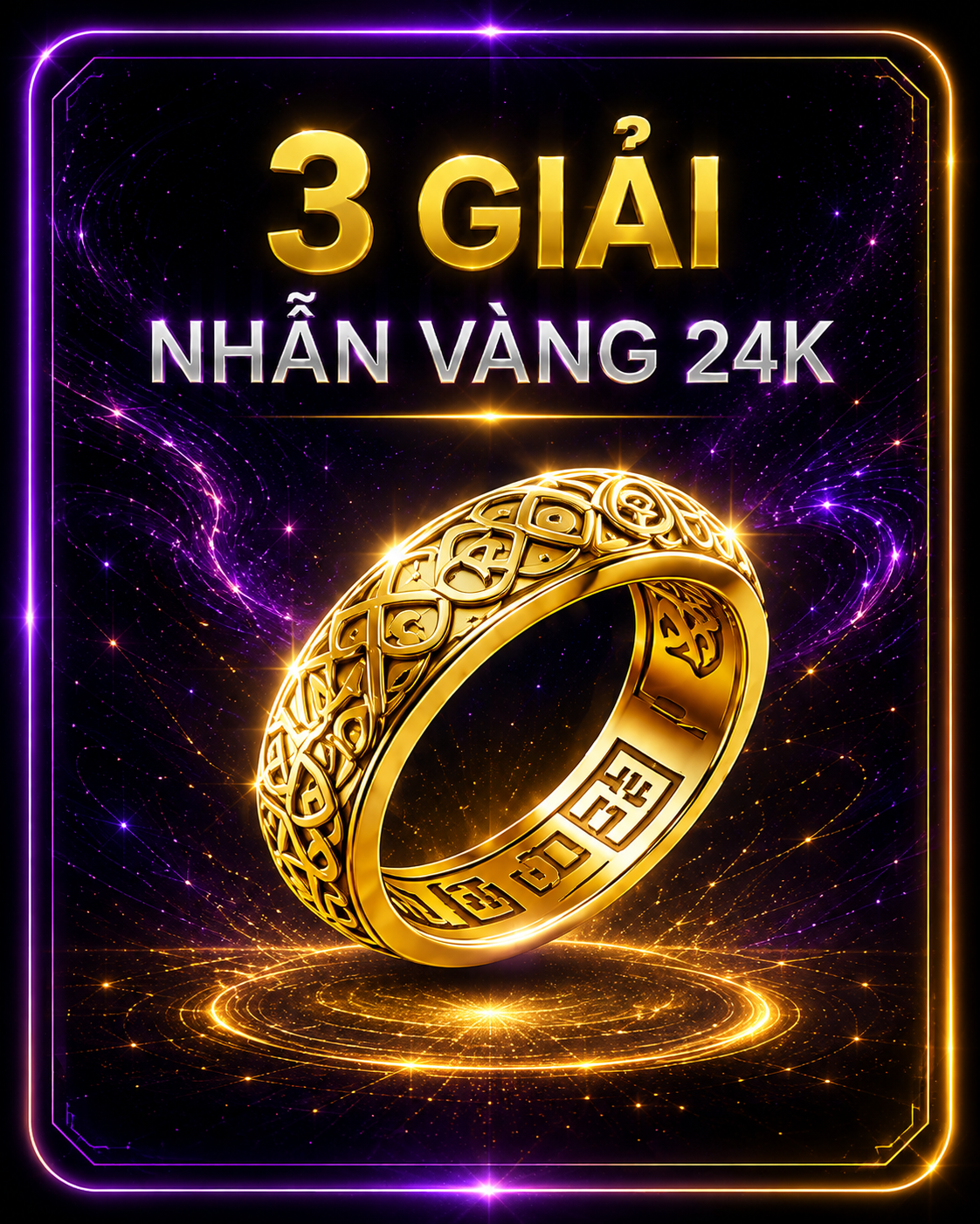 03 Nhẫn Vàng HTV Quý 0,5 chỉ