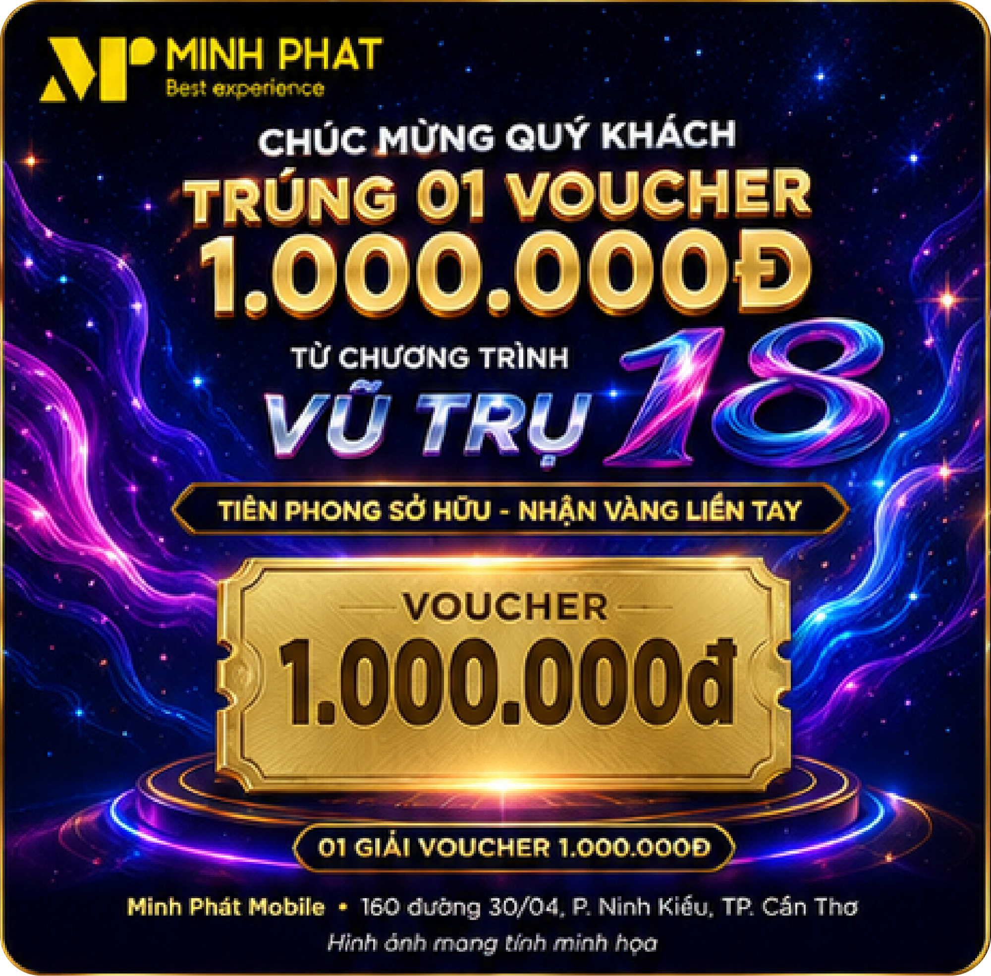 Voucher giảm giá 1.000.000đ