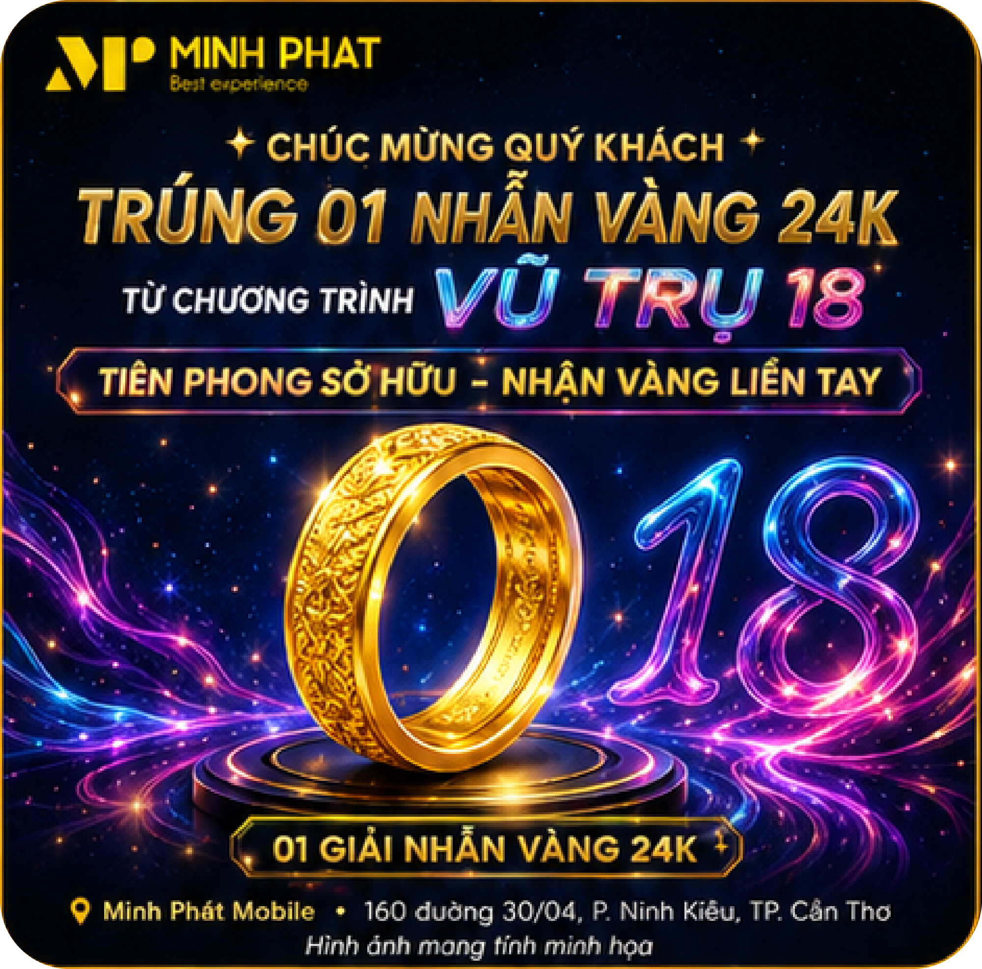 Nhẫn Vàng HTV Quý 0,5 chỉ