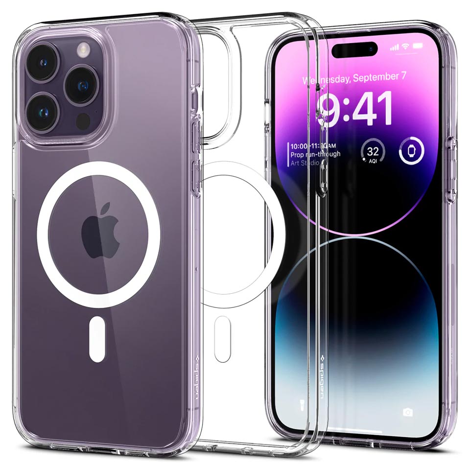 Ốp lưng SPIGEN Crystal MagSafe iPhone 14 Plus/15 Plus