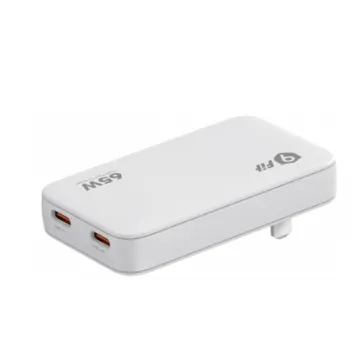 Sạc 9Fit Slim PD 65W 2C Gan Trắng