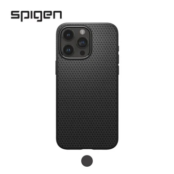 Spigen_ ốp lưng liquid air iphone 15 pro max black